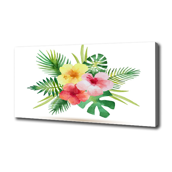 Quadro su tela Fiori hawaiani