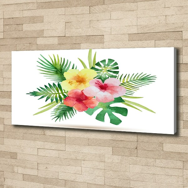 Quadro su tela Fiori hawaiani