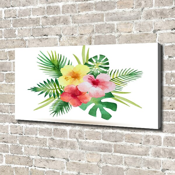 Quadro su tela Fiori hawaiani
