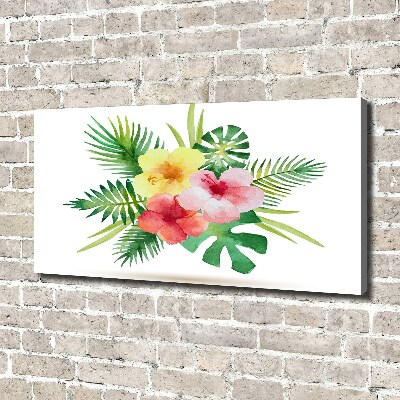 Quadro su tela Fiori hawaiani
