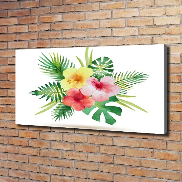 Quadro su tela Fiori hawaiani