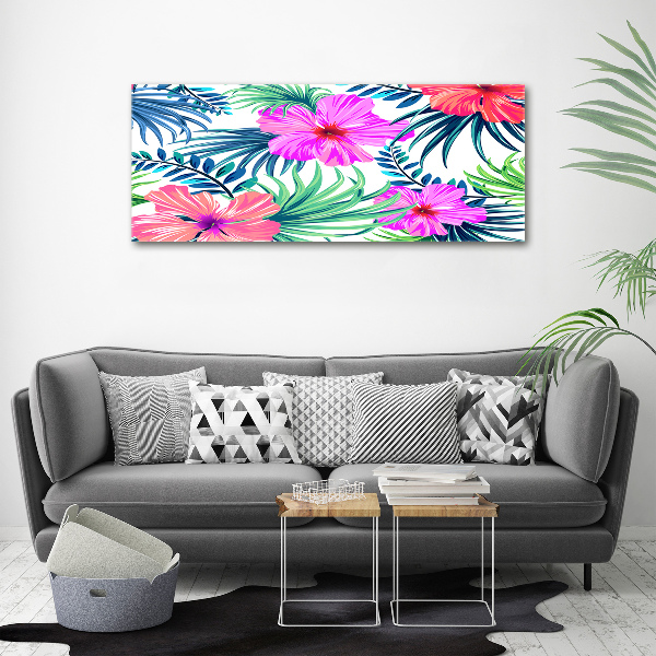 Quadro stampa su tela Fiori hawaiani