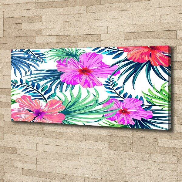 Quadro stampa su tela Fiori hawaiani