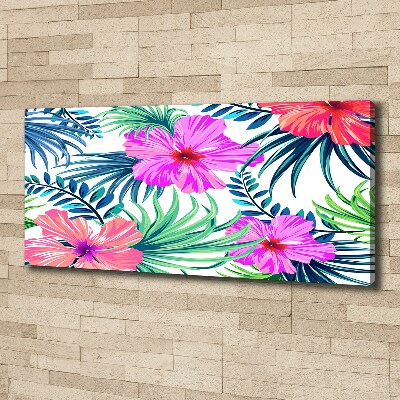 Quadro stampa su tela Fiori hawaiani