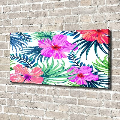 Quadro stampa su tela Fiori hawaiani