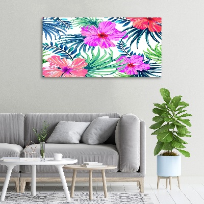 Quadro stampa su tela Fiori hawaiani