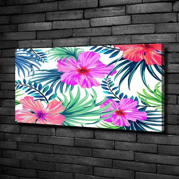 Quadro stampa su tela Fiori hawaiani