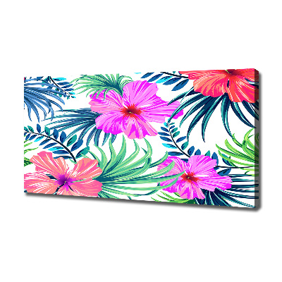 Quadro stampa su tela Fiori hawaiani