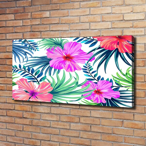 Quadro stampa su tela Fiori hawaiani