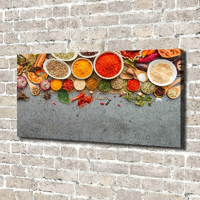 Foto quadro su tela Miscela di spezie