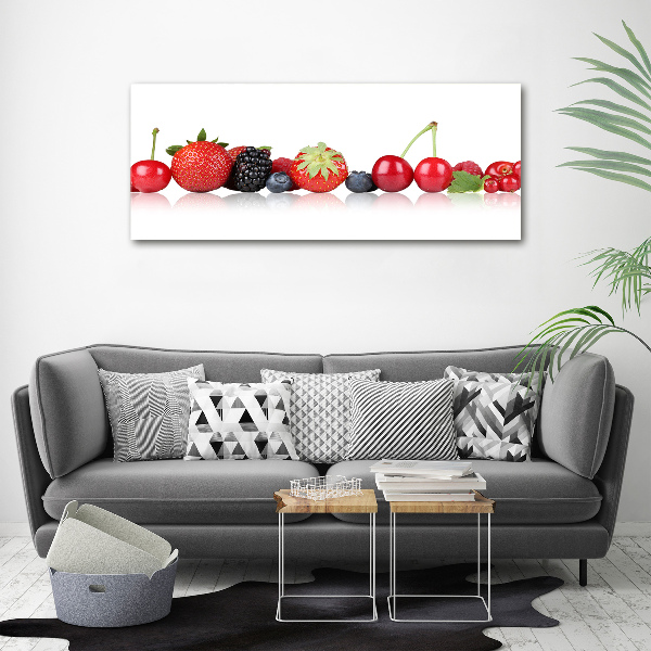 Quadro su tela Frutti in fila