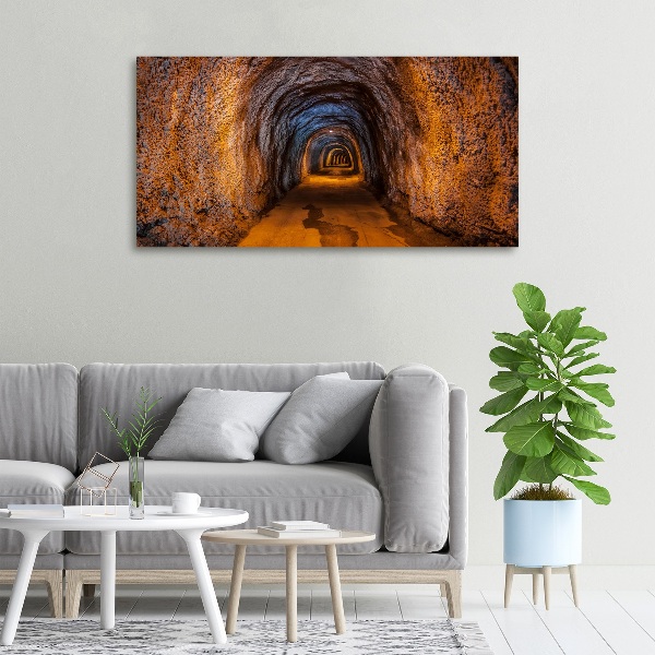 Quadro su tela Tunnel sotterraneo