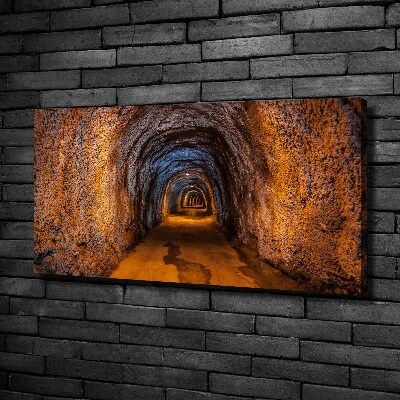 Quadro su tela Tunnel sotterraneo