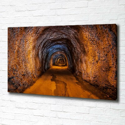Quadro su tela Tunnel sotterraneo