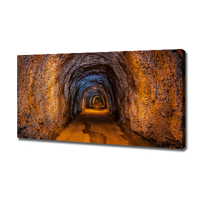 Quadro su tela Tunnel sotterraneo
