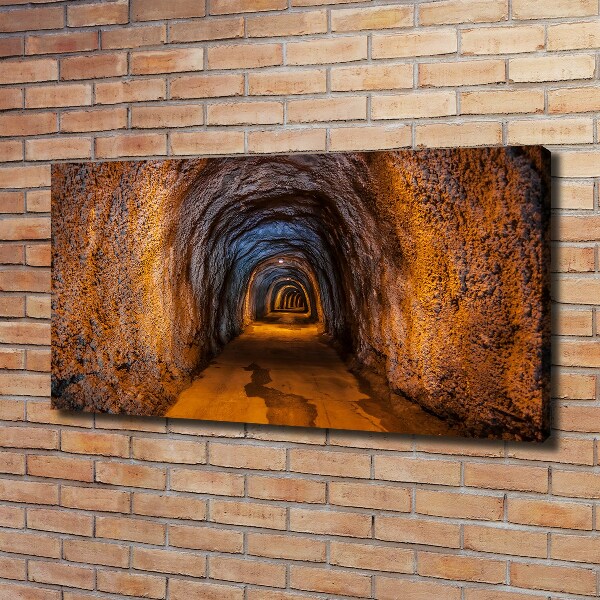 Quadro su tela Tunnel sotterraneo