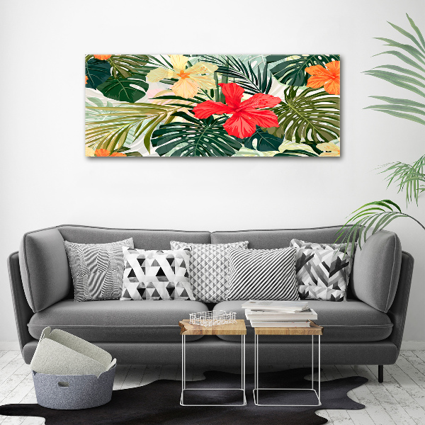 Quadro su tela Fiori hawaiani