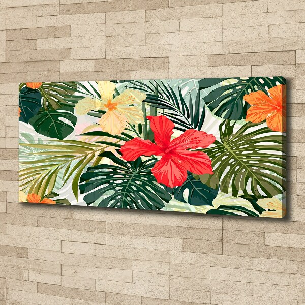 Quadro su tela Fiori hawaiani