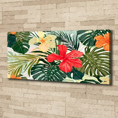 Quadro su tela Fiori hawaiani