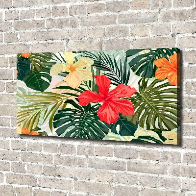 Quadro su tela Fiori hawaiani