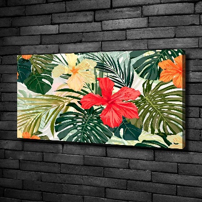 Quadro su tela Fiori hawaiani