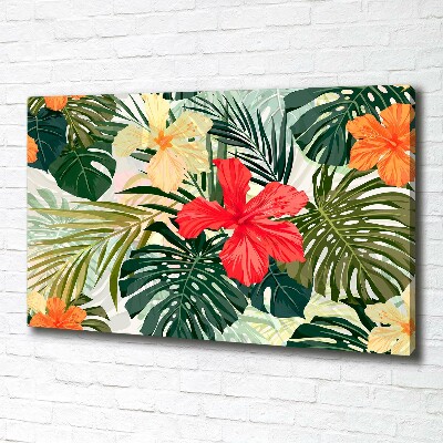 Quadro su tela Fiori hawaiani