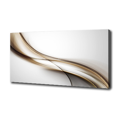 Quadro stampa su tela Onda marrone