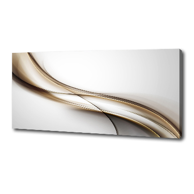 Quadro stampa su tela Onda marrone