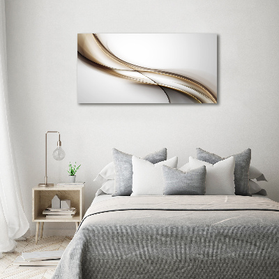 Quadro stampa su tela Onda marrone