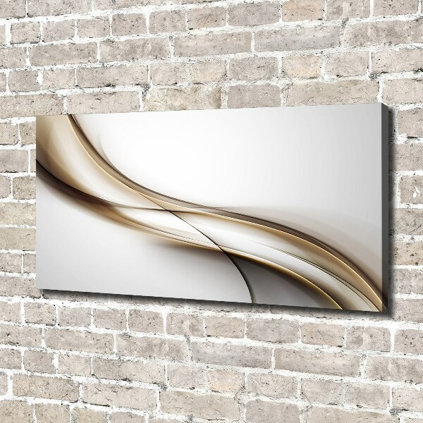 Quadro stampa su tela Onda marrone