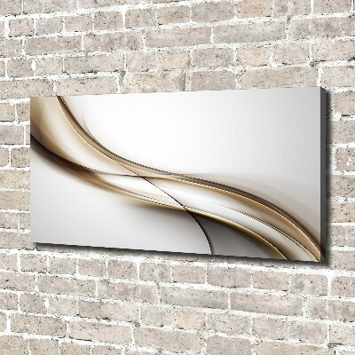 Quadro stampa su tela Onda marrone