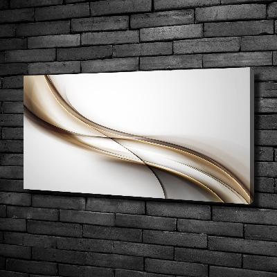 Quadro stampa su tela Onda marrone