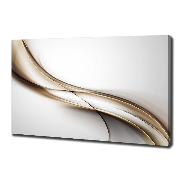 Quadro stampa su tela Onda marrone