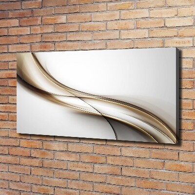 Quadro stampa su tela Onda marrone