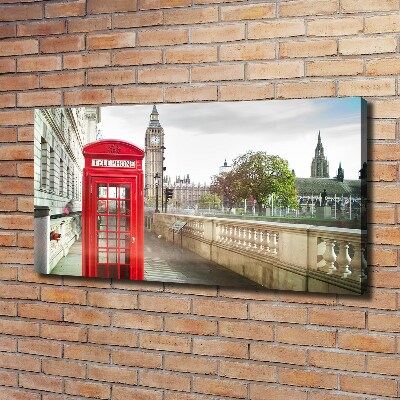 Quadro stampa su tela Telefono pubblico