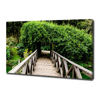 Foto quadro su tela Ponte sul fiume