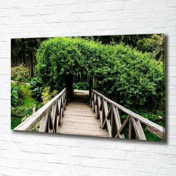 Foto quadro su tela Ponte sul fiume