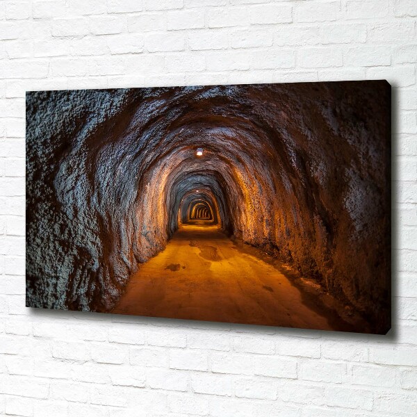 Foto quadro su tela Tunnel sotterraneo