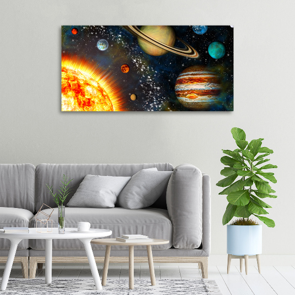 Quadro su tela Sistema solare