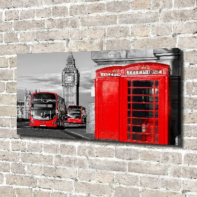 Quadro su tela Autobus rossi