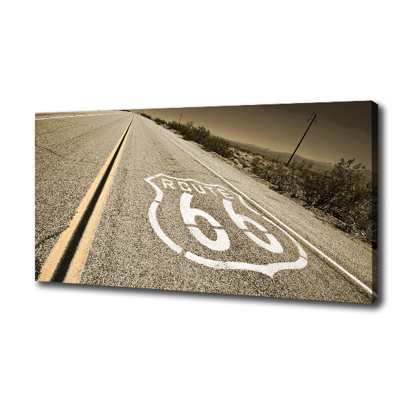 Quadro su tela Strada in California