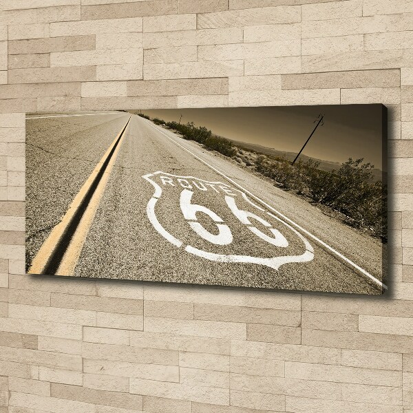 Quadro su tela Strada in California