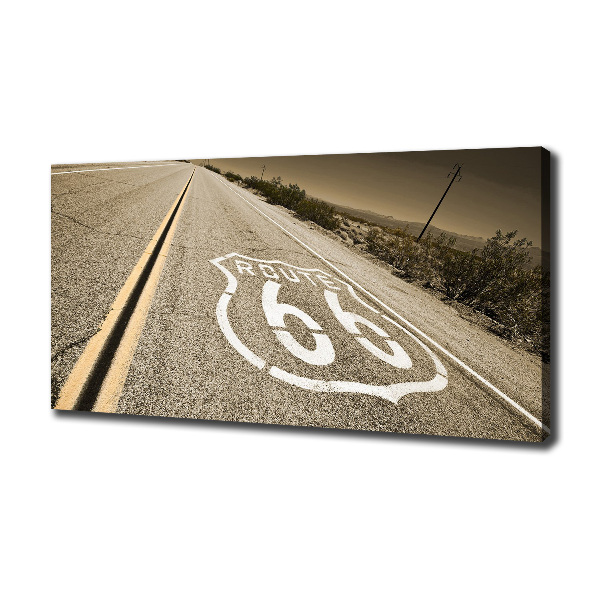 Quadro su tela Strada in California