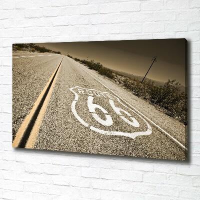 Quadro su tela Strada in California