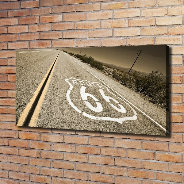 Quadro su tela Strada in California