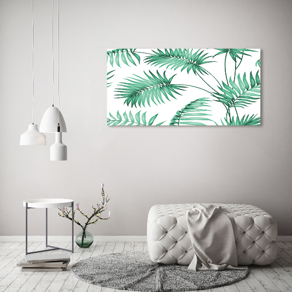 Quadro stampa su tela Foglie tropicali