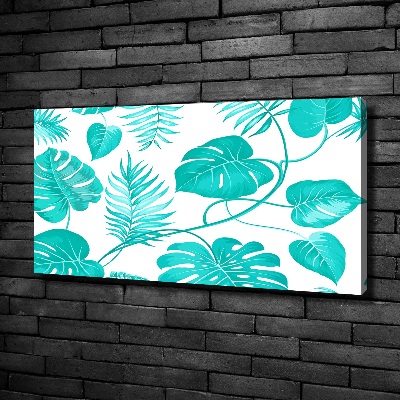 Quadro su tela Foglie tropicali