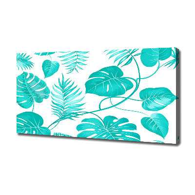 Quadro su tela Foglie tropicali