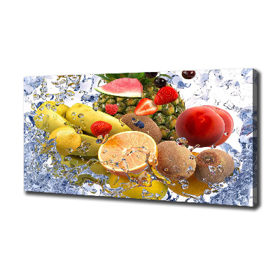 Quadro su tela Frutta e acqua