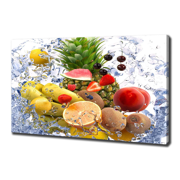 Quadro su tela Frutta e acqua
